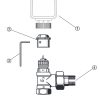 LUPUSEC - Heizkörperadapter für Danfoss RA-Ventile – Bild 3