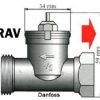 LUPUSEC - Heizkörperadapter für Danfoss RAV-Ventile – Bild 3